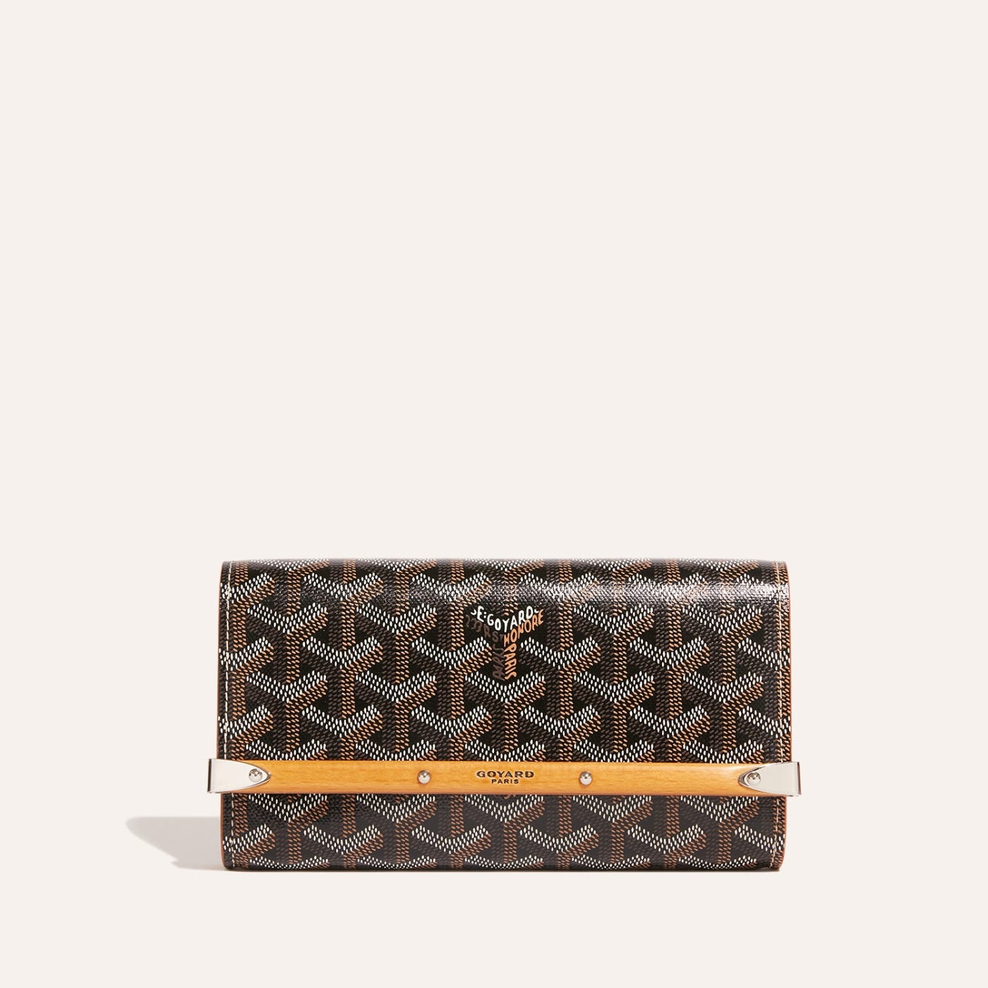Goyard Monte-Carlo Mini Case Black & Tan - Image 2